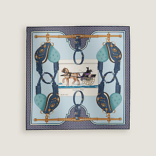 クラシックを遊ぶ HERMES Carrick a Pompe ガヴロッシュ45 Carrick a Pompe scarf 45 | Hermès Mainland China
